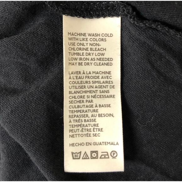 NWOT We the Free / Free People Naomi Tee in Washed Black Size Medium - Picture 10 of 13